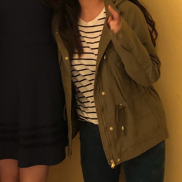 Khaki Green Military Utility Jacket - Picture 8 of 8